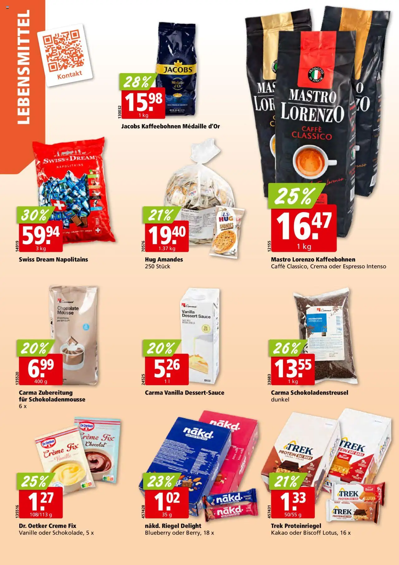 Aligro Aktionen Schlieren, Gossau SG, Frauenfeld, Rapperswil-Jona, Sargans, Bern, Brüttisellen, Pratteln, Emmen, Spreitenbach ab 11.08.2025 | Seite: 18 | Produkte: Creme