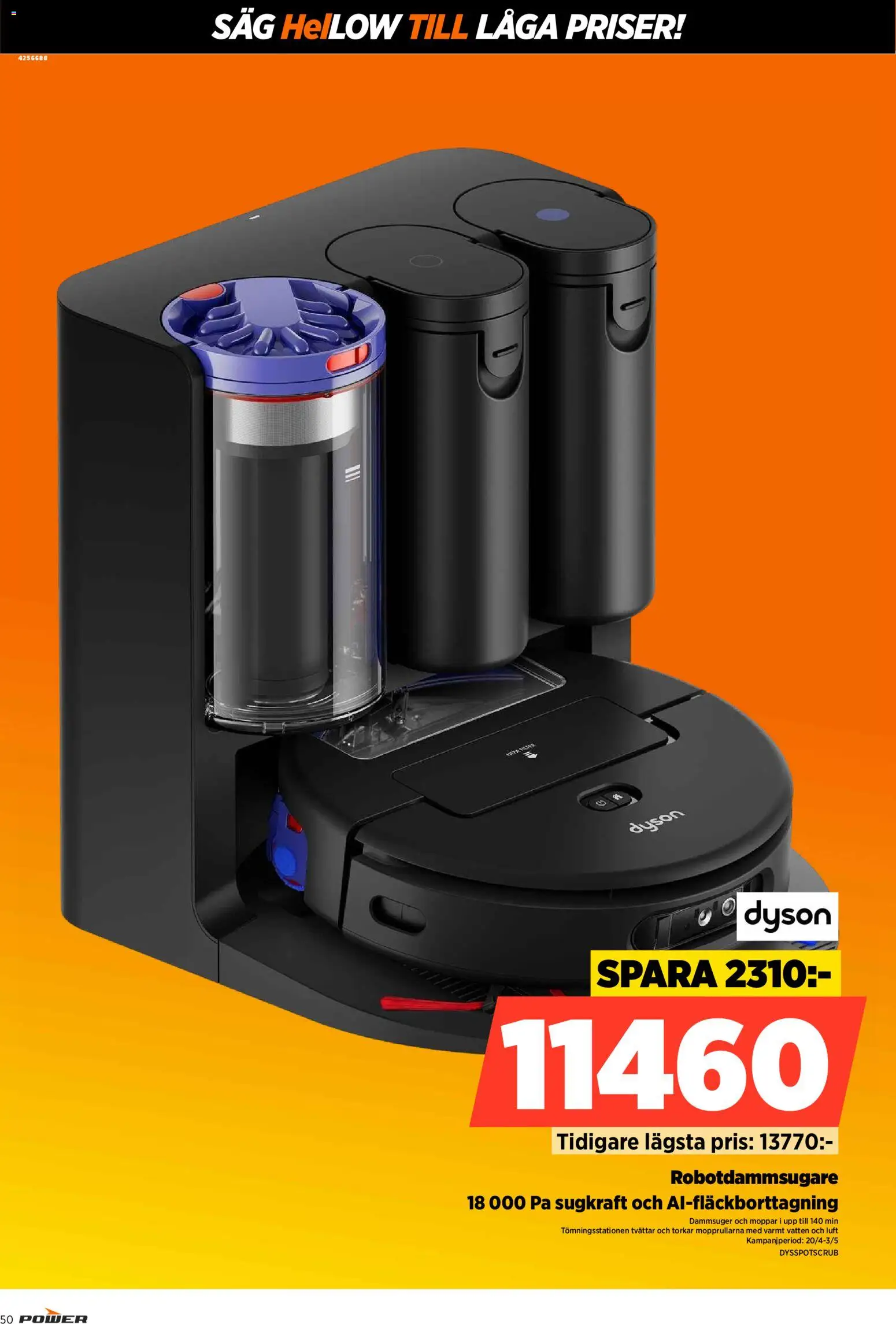 Power reklamblad aktuell från 27.04.2026 | Sida: 50 | Produkter: Såg, Robotdammsugare