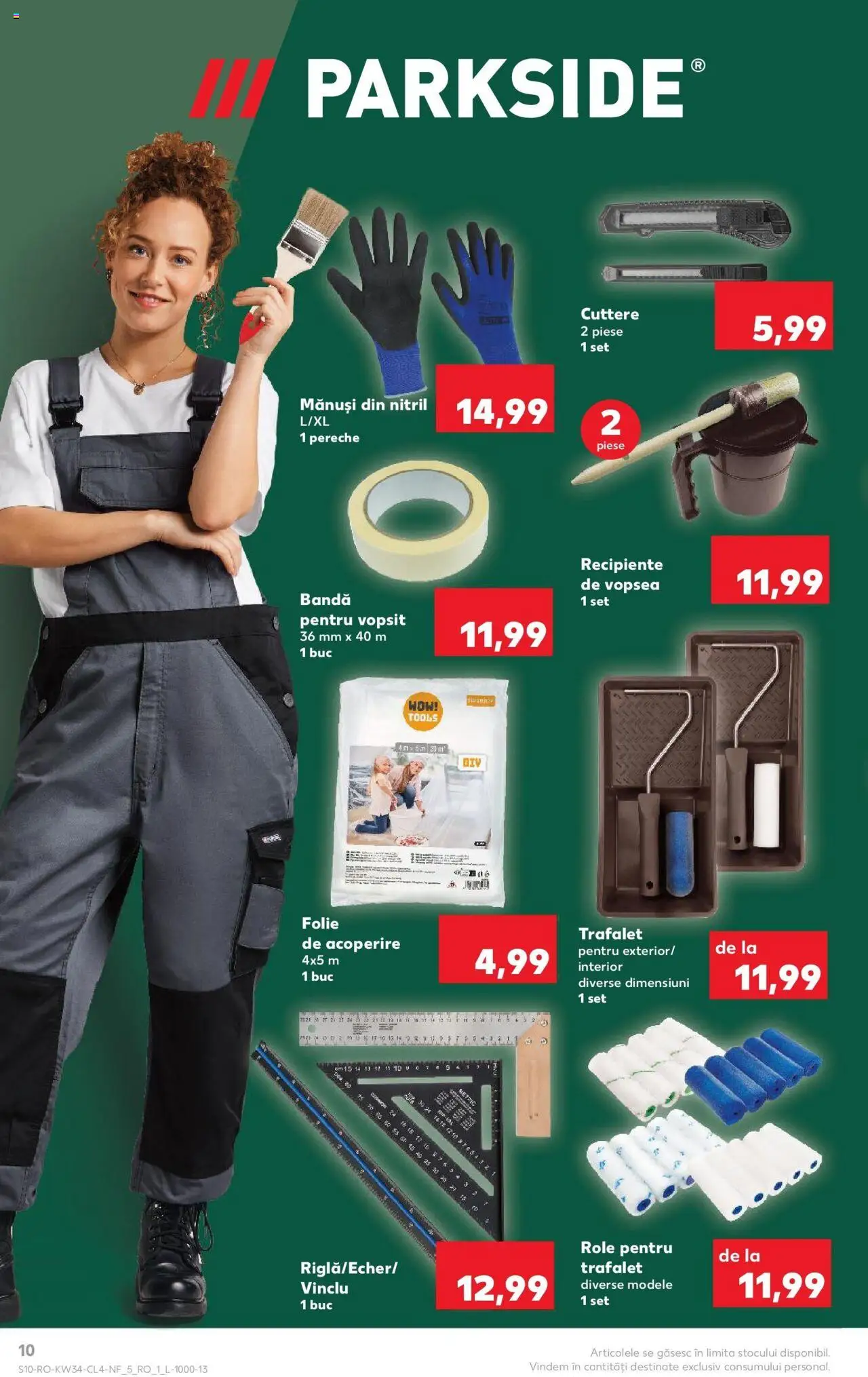 Catalog Kaufland - Brașov – valabil de la 20.08.2025 | Pagină: 10 | Produse: Mănuși, Trafalet, Vopsea, Recipiente