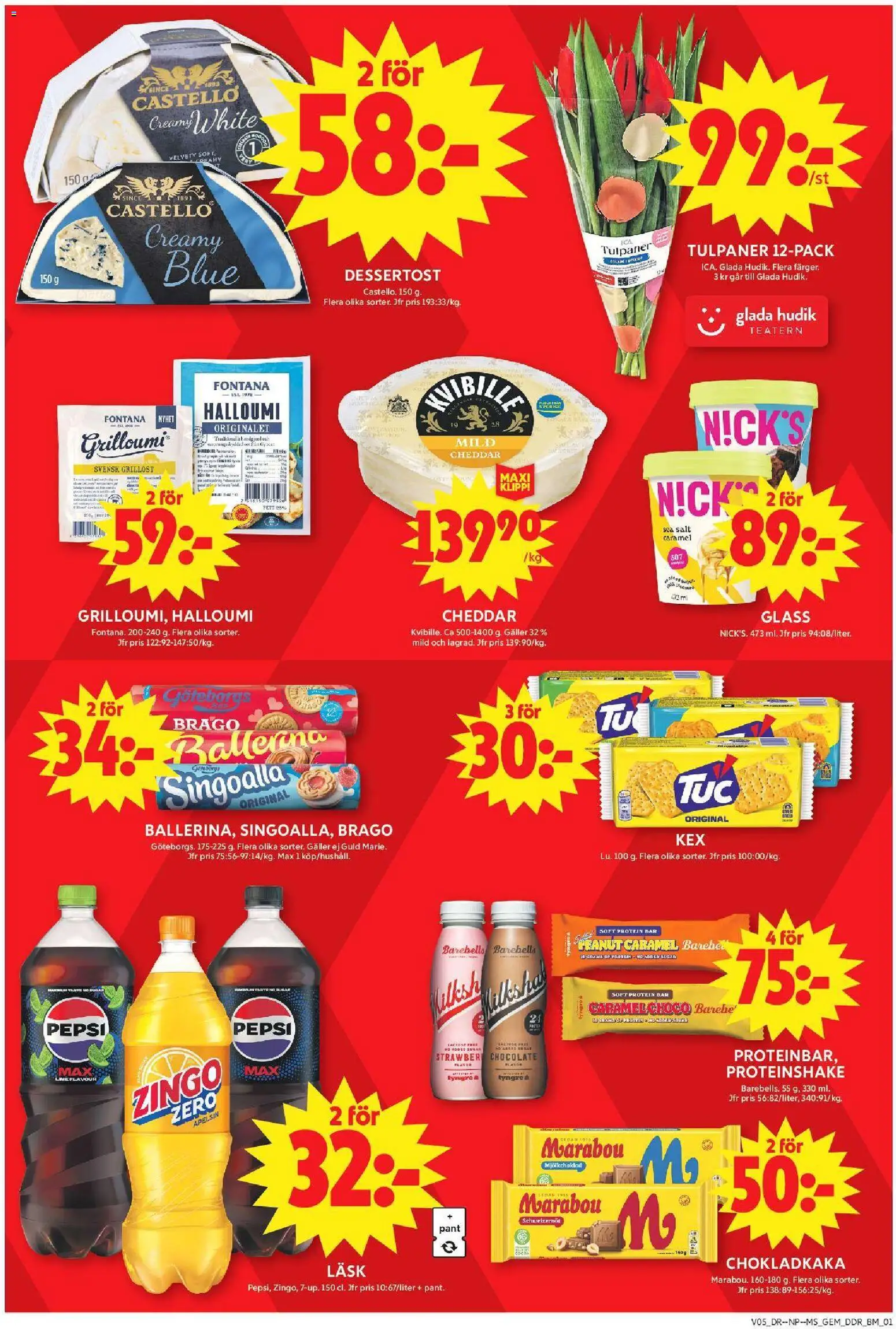 ICA Maxi reklamblad aktuell från 26.01.2026 | Sida: 5 | Produkter: Gem, Salt, Halloumi, Apelsin