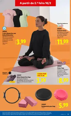 Pré-visualização CRIVIT Camisola Sweat, 50% Poliéster (reciclado), 44% modal (TENCELTM), 6% elastano (LYCRA®). Tam. XS ao M válido de 16.02.2026 | Página: 3