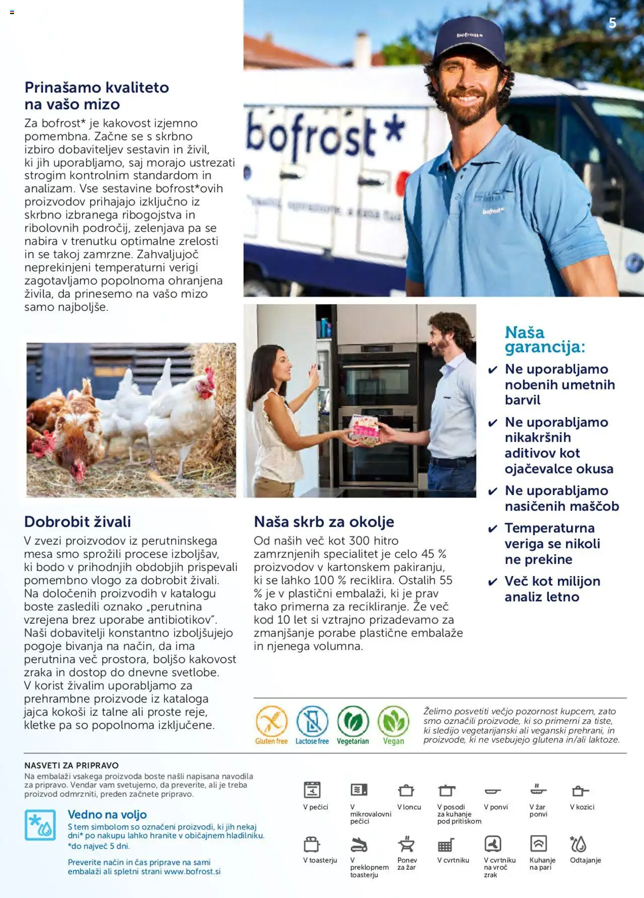 Novi Bofrost katalog ponudbe – veljaven od 01.05.2025 | Stran: 5 | Izdelki: Zar, Jajca, Zelenjava