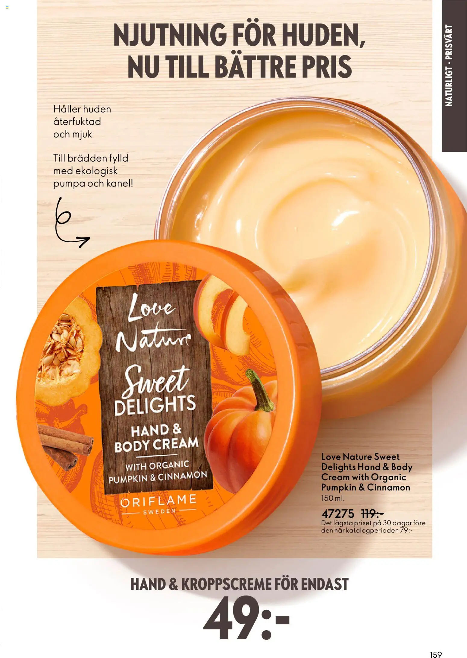 Oriflame reklamblad aktuell från 11.03.2026 | Sida: 159 | Produkter: Kanel, Pumpa