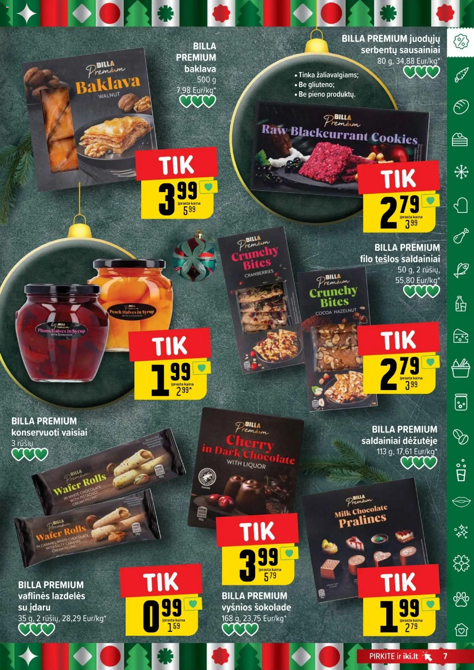 IKI akcijos nuo 15.12.2025 | Puslapis: 7 | Prekių: Sausainiai, Saldainiai