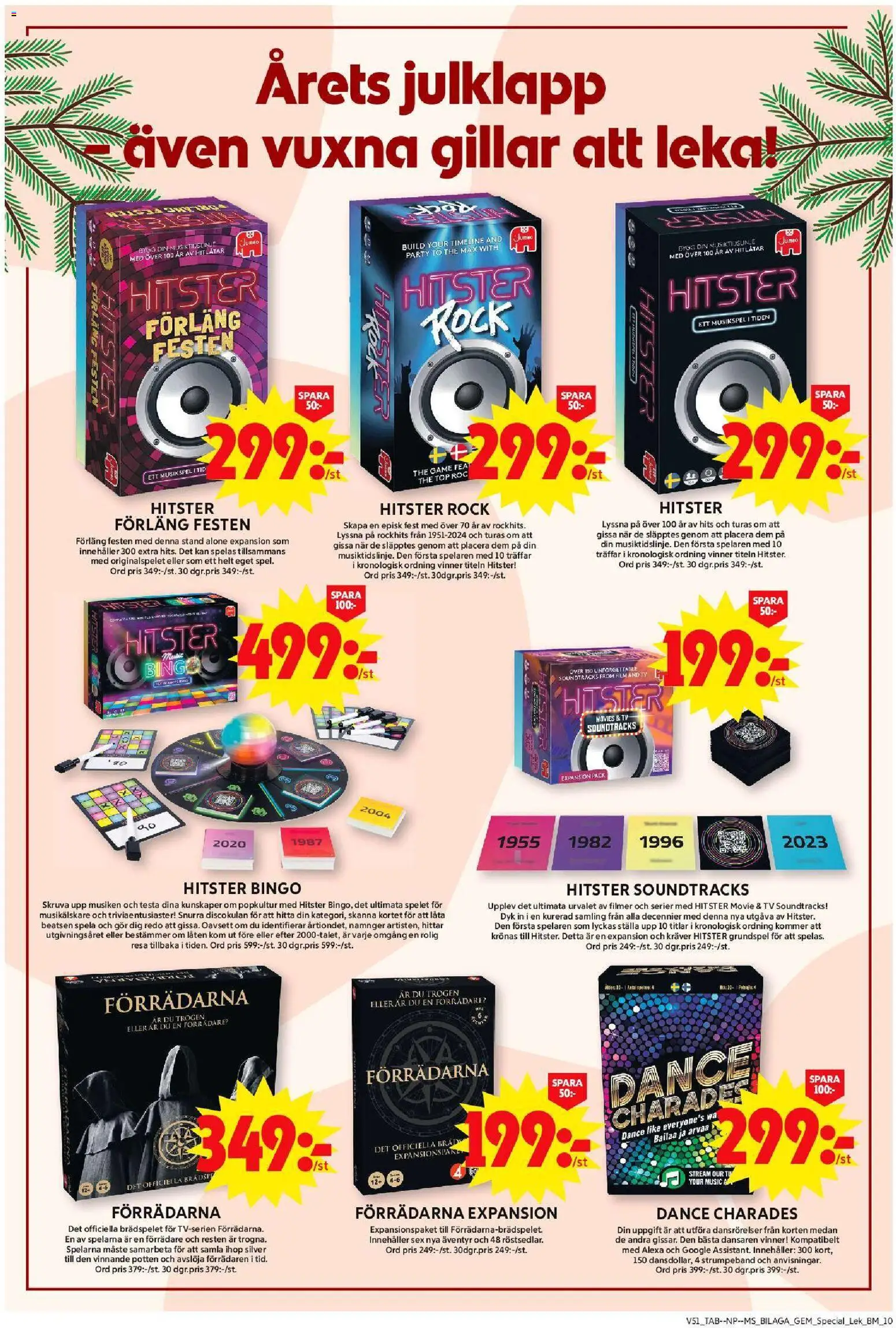 ICA Maxi reklamblad aktuell från 15.12.2025 | Sida: 26 | Produkter: Rock, Tv