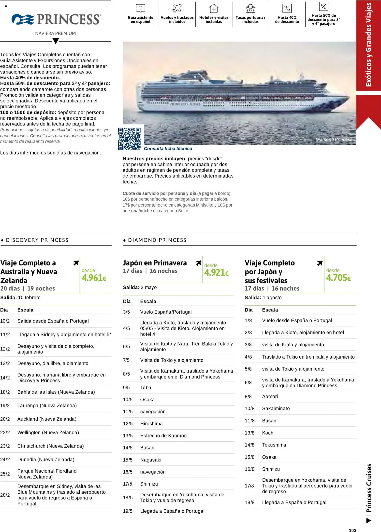 Viajes El Corte Inglés Cruceros marítimos │ válido desde el 01.01.2026 | Página: 104 | Productos: Navegación