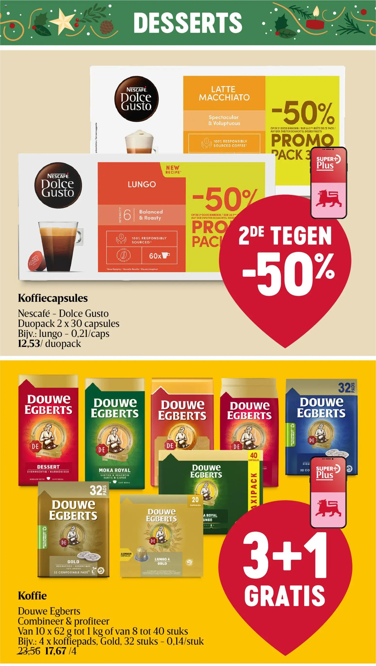 {H1} | Pagina: 31 | Producten: Rooibos tea, La, Pads, Nescafe