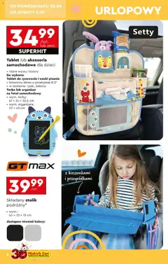 Biedronka gazetka - Okazje tygodnia od 30.06.2025 | Strona: 10 | Produkty: Tablet, Akcesoria samochodowe, Fotel, Bateria