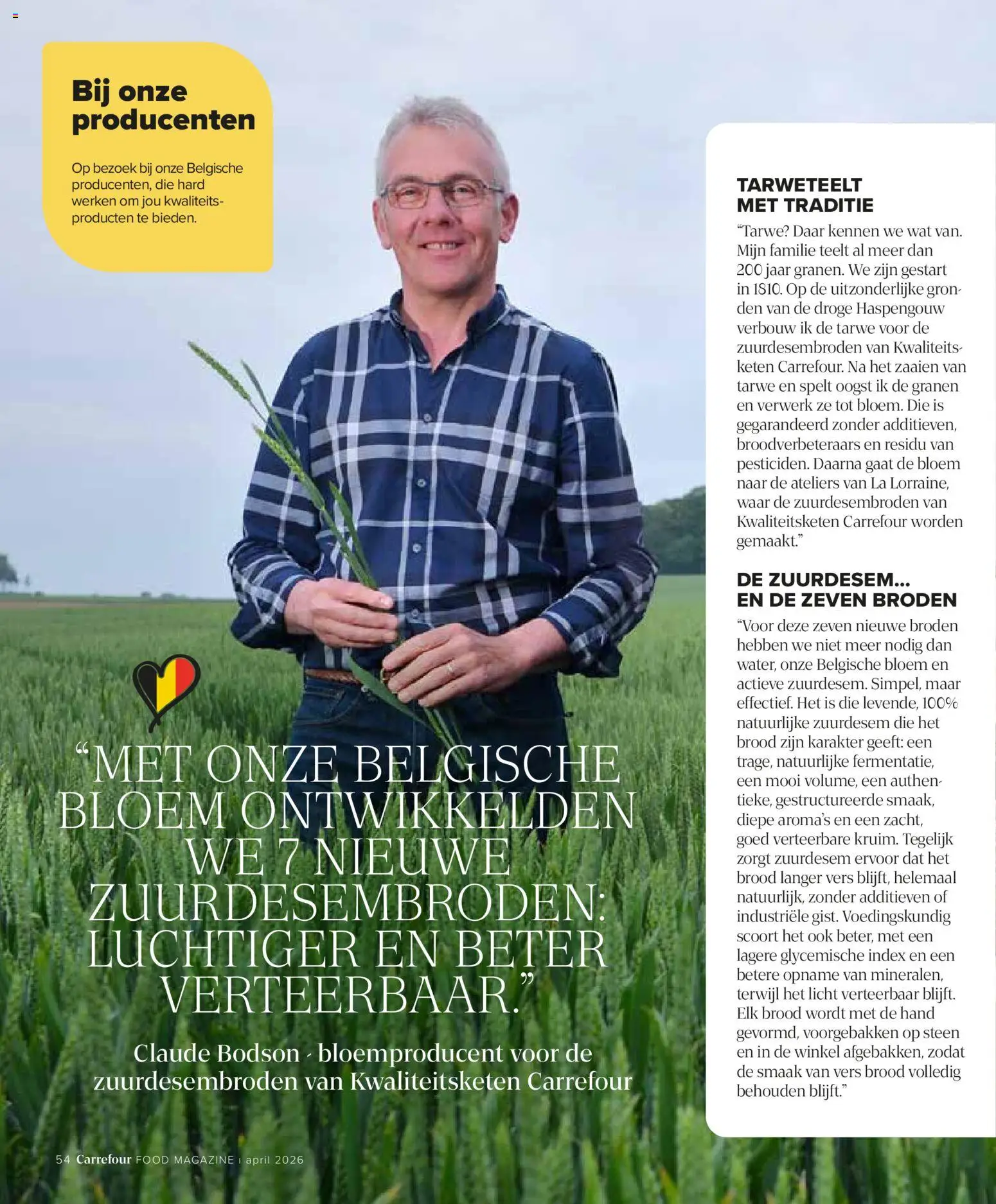 {H1} | Pagina: 54 | Producten: Granen, Tarwe, La, Brood