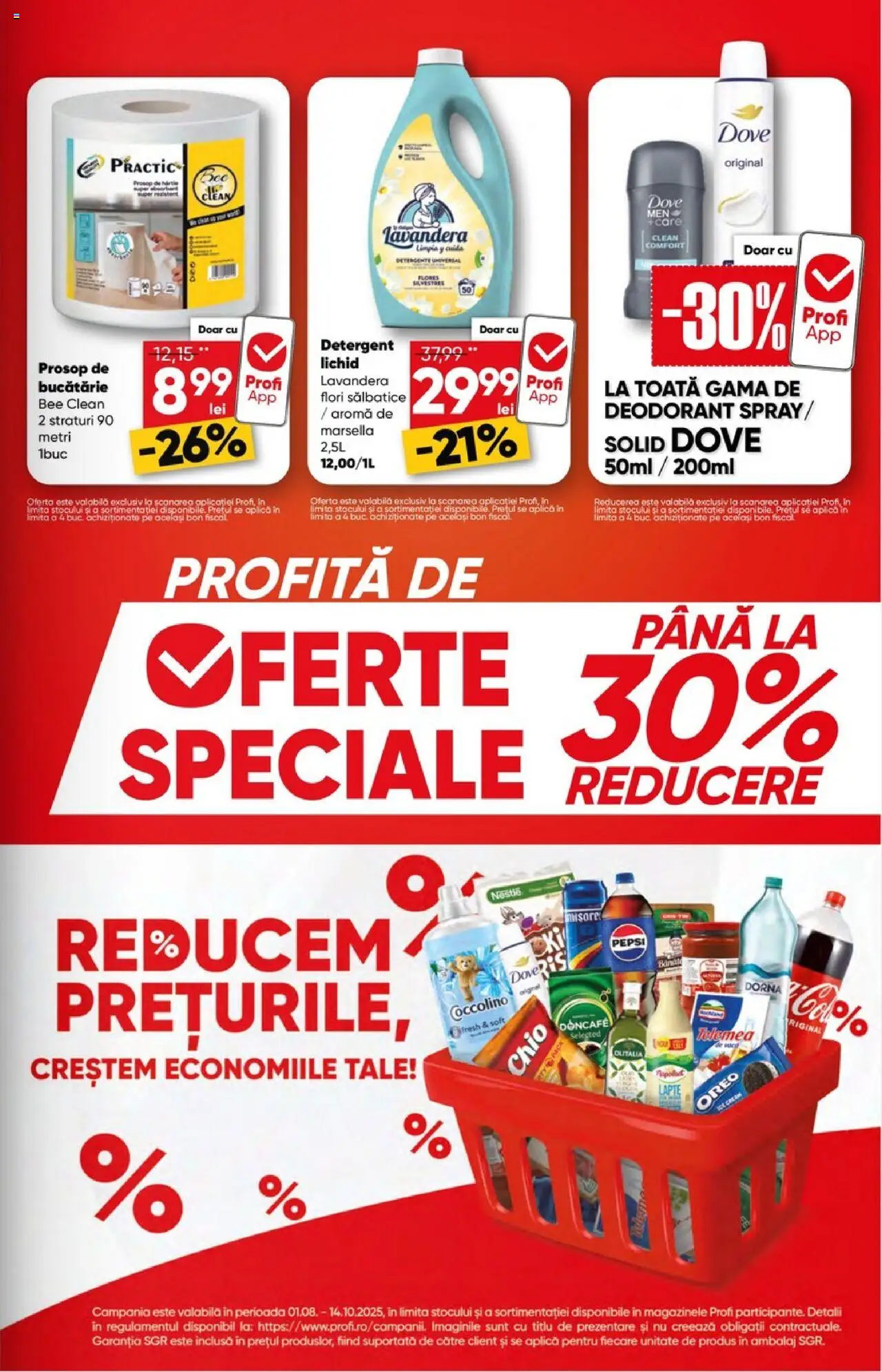 Catalog Profi  – valabil de la 06.08.2025 | Pagină: 3 | Produse: Pomelo, Lapte, Deodorant, Detergent