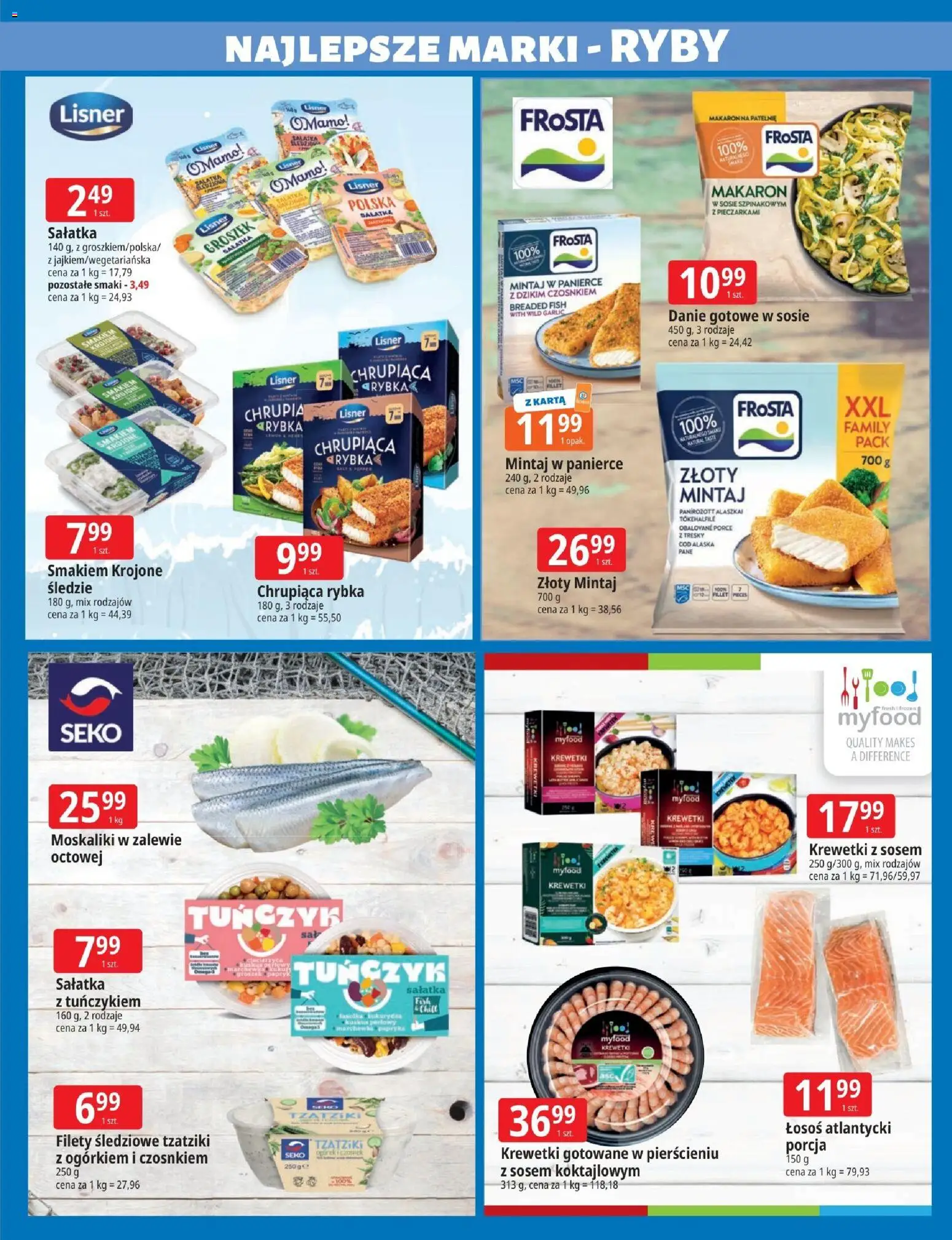 E.Leclerc gazetka - Zielona Góra od 28.04.2026 | Strona: 9 | Produkty: Groszek, Kuskus perłowy, Łosoś atlantycki, Tuńczyk