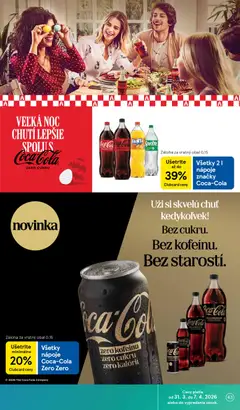 Tesco leták platný od 31.03.2026 | Strana: 43 | Produkty: Sprite, Fanta, Coca cola, Cola