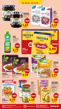 Penny Prospekt 	 ab 10.11.2025 gültig | Seite: 37 | Produkte: Mandeln, Gemüse, Pasta, Sahne