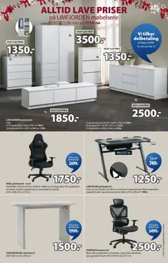 Forhåndsvisning av JYSK kundeavis gyldig fra 03.11.2025 | Side: 17 | Produkter: Kontorstol, Суміш дитяча, Garderobeskap, Kommode
