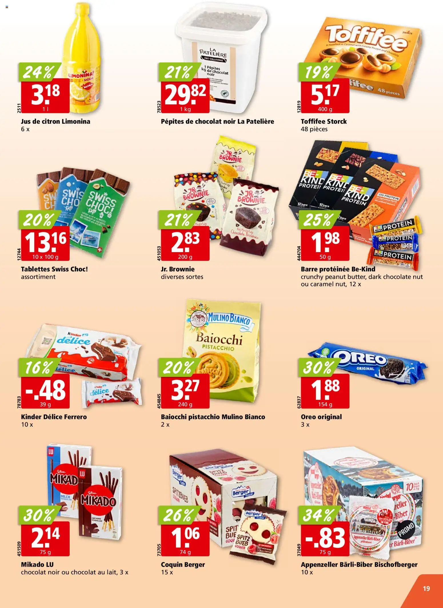 Aligro Aktionen Chavannes, Matran, Genève, Sion – gültig ab 16.02.2026 | Seite: 19 | Produkte: Milch