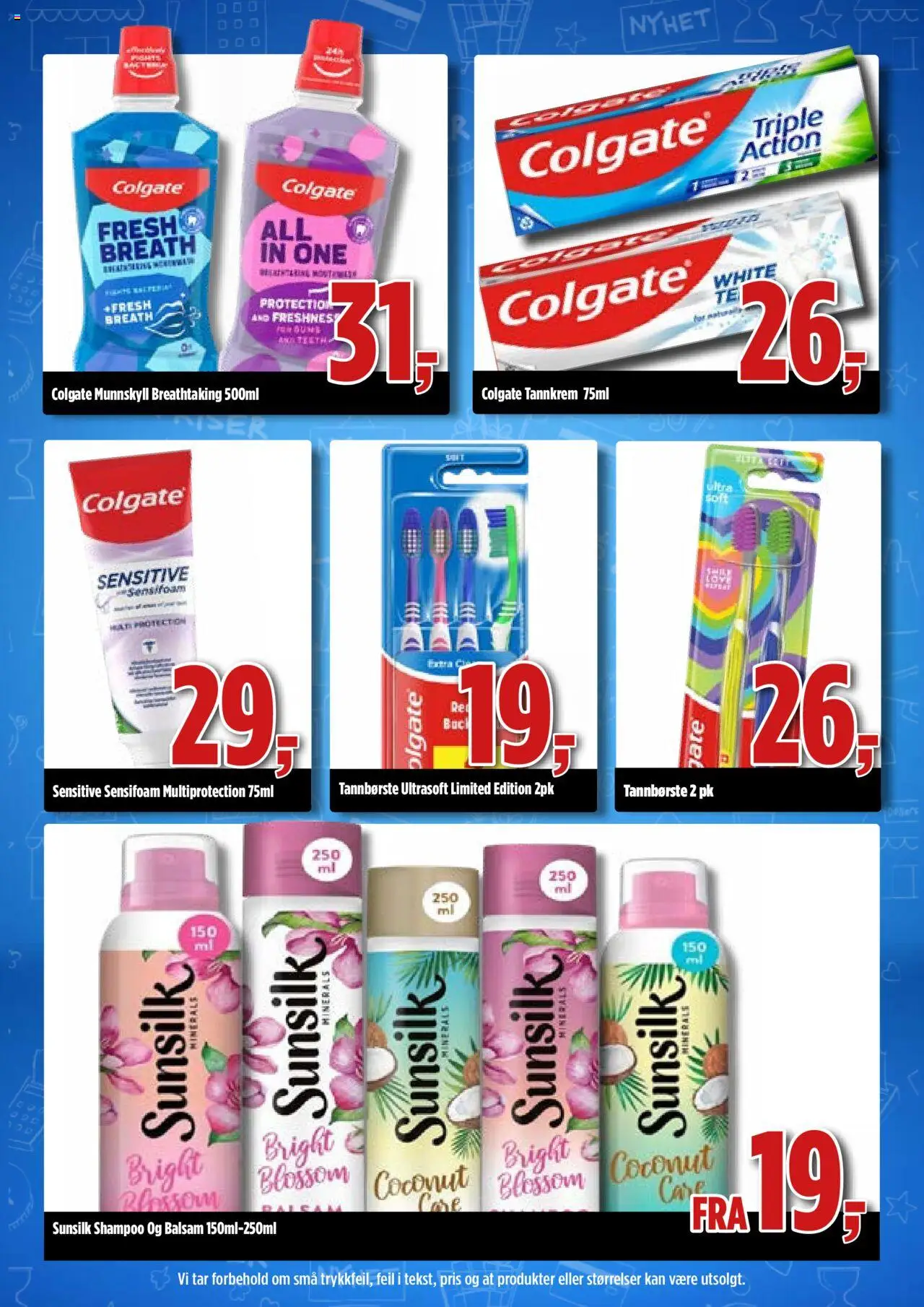  | Side: 11 | Produkter: Tannkrem, Munnskyll, Сушильные машины, Shampoo