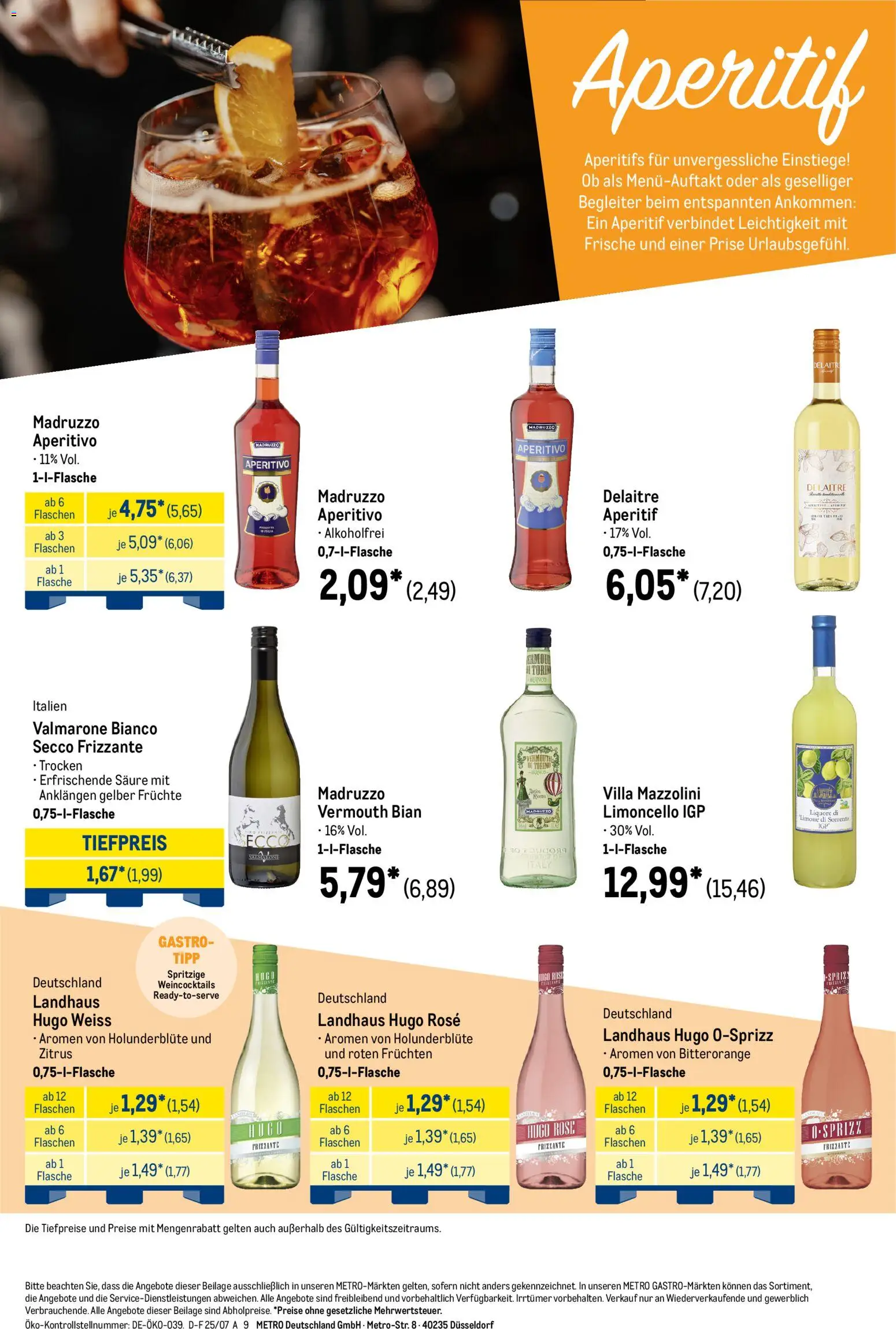 Metro - Hauswein-Katalog – gültig ab 12.11.2025 | Seite: 36 | Produkte: Limoncello, Hugo