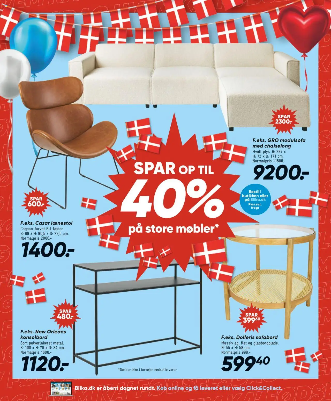 Bilka Tilbudsavis gyldig fra 01.08.2025 | Side: 52 | Produkter: Sofabord, Lænestol