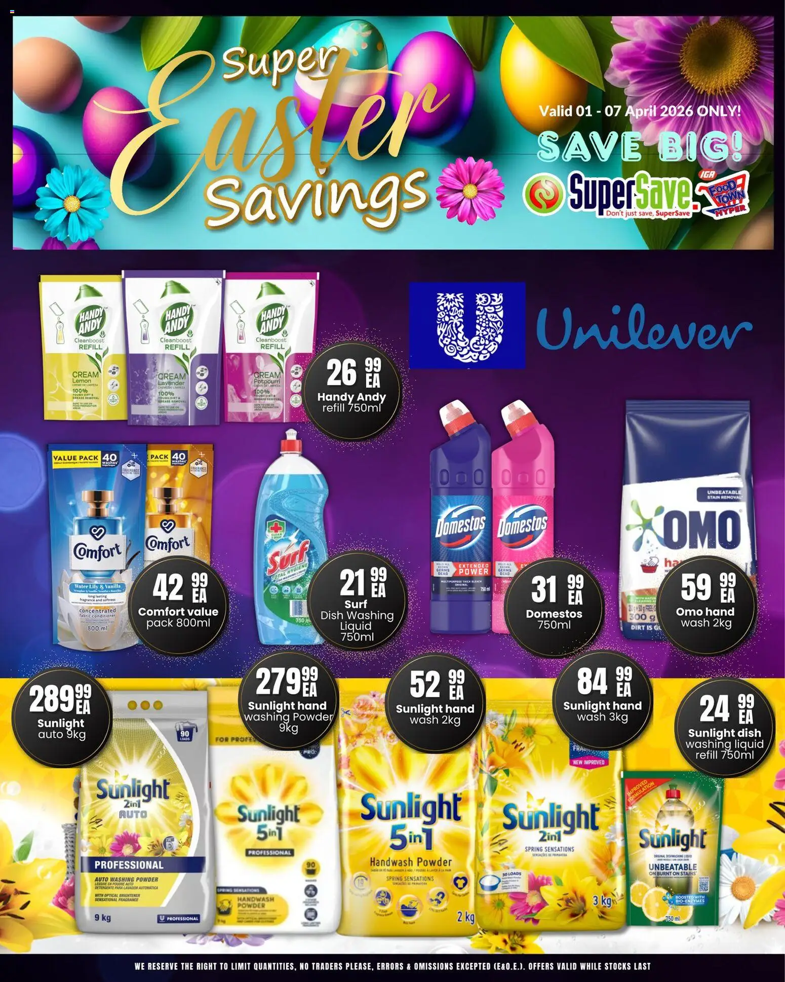 Super Save Easter Specials  | 01/04/2026 | How to get a limited discount? Save today! | South Africa
