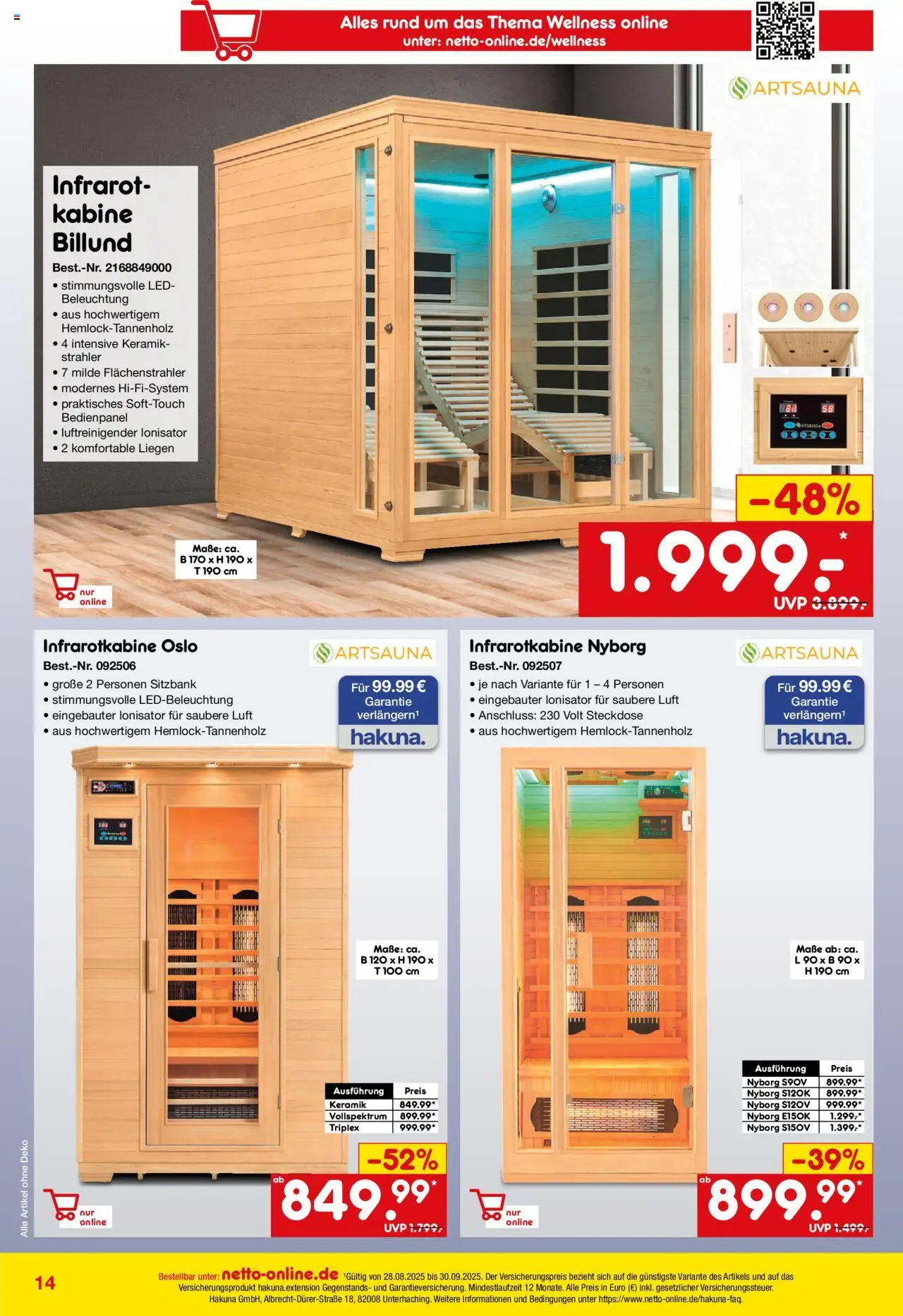 Netto Marken-Discount Online-Angebote September - gültig ab dem 01.09.2025 | Seite: 14 | Produkte: Sitzbank, Steckdose