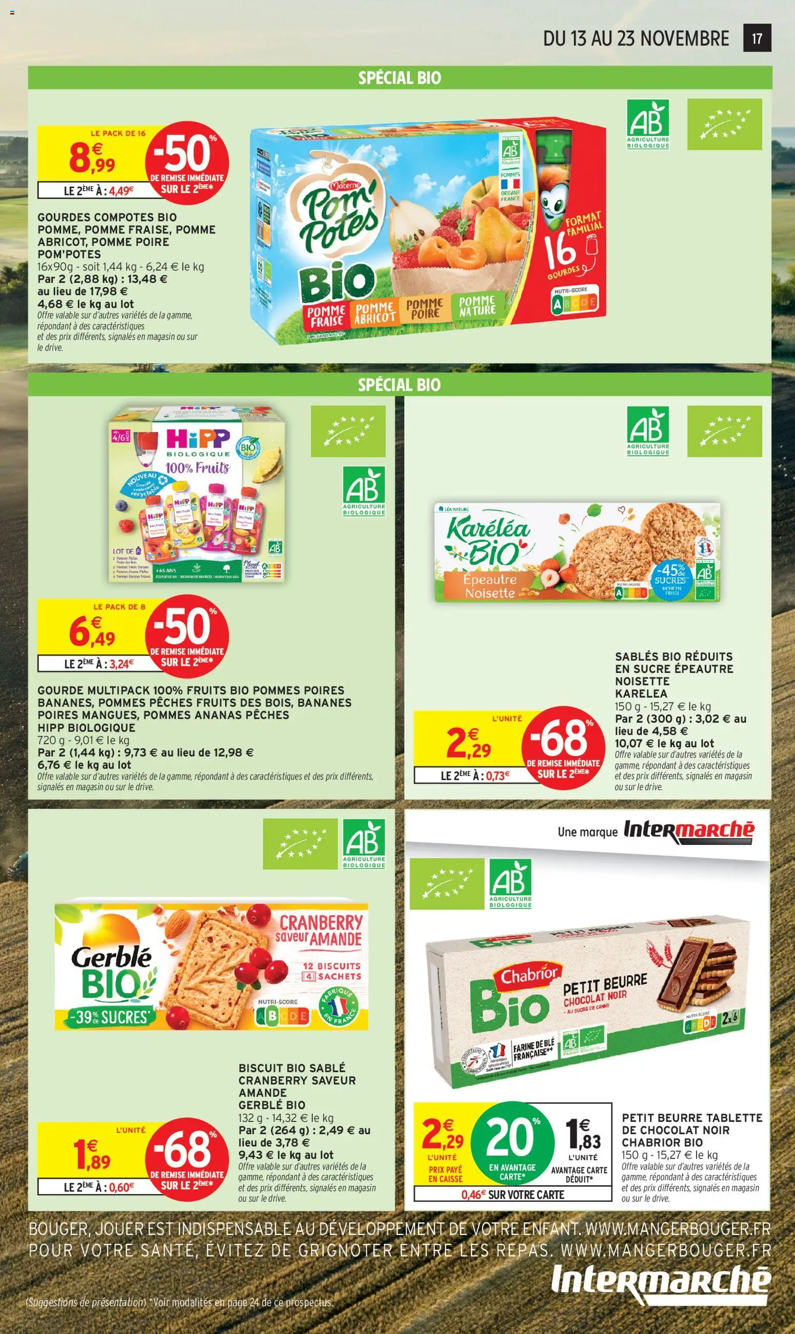 {H1} | Page: 17 | Produits: Farine de ble, Fraise, Beurre, Bananes