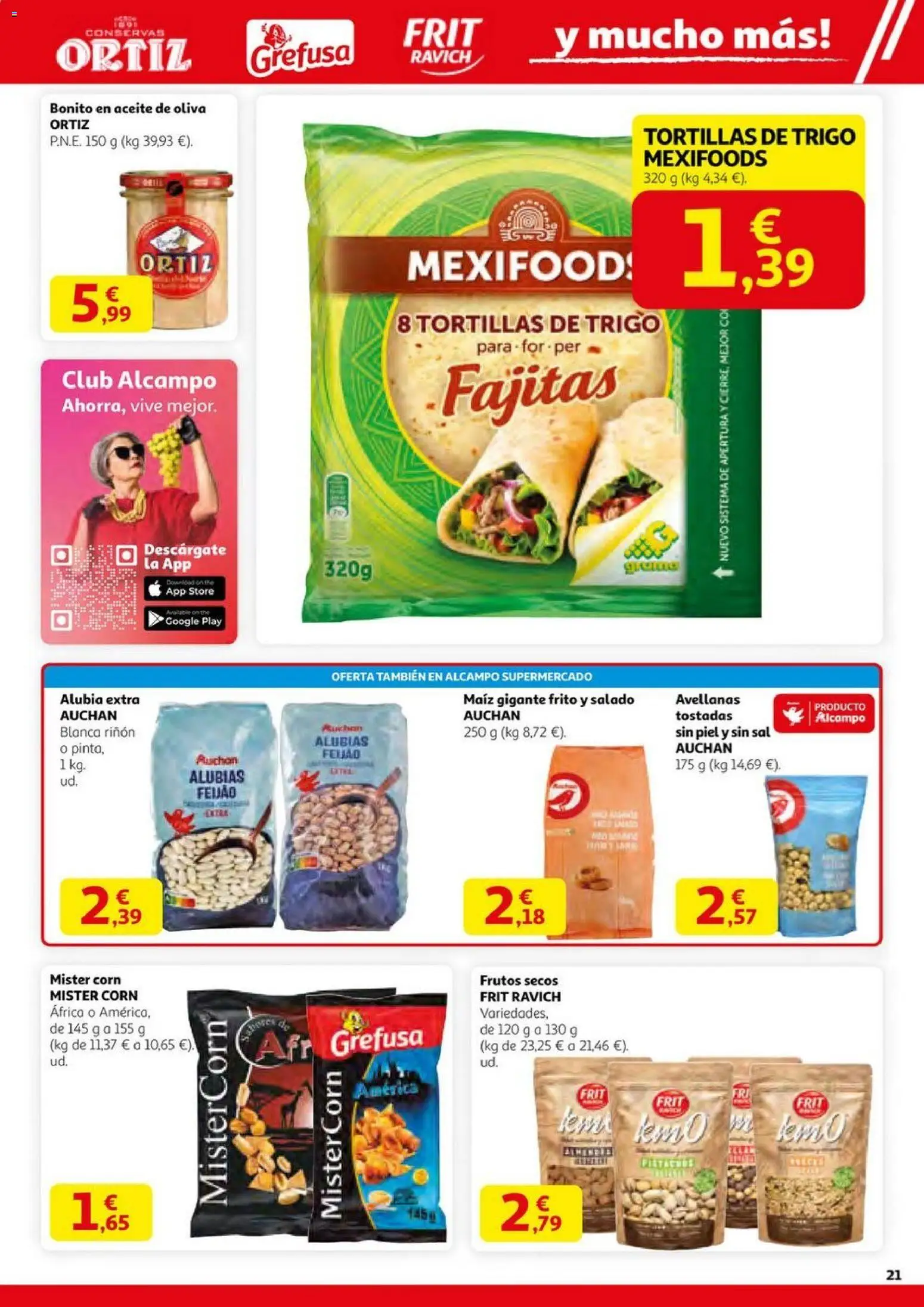 Alcampo - HG Pio XII Unificado  │ válido desde el 23.10.2025 | Página: 21 | Productos: Aceite, Frutos secos, Aceite de oliva