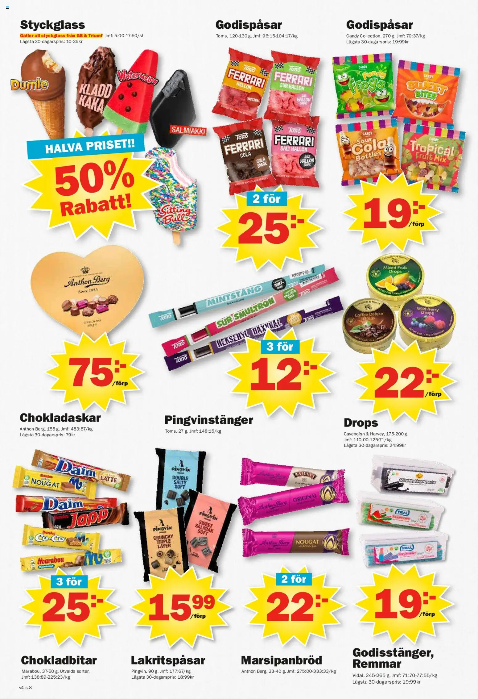 Pekås reklamblad aktuell från 19.01.2026 | Sida: 8 | Produkter: Salt, Galler, Hallon