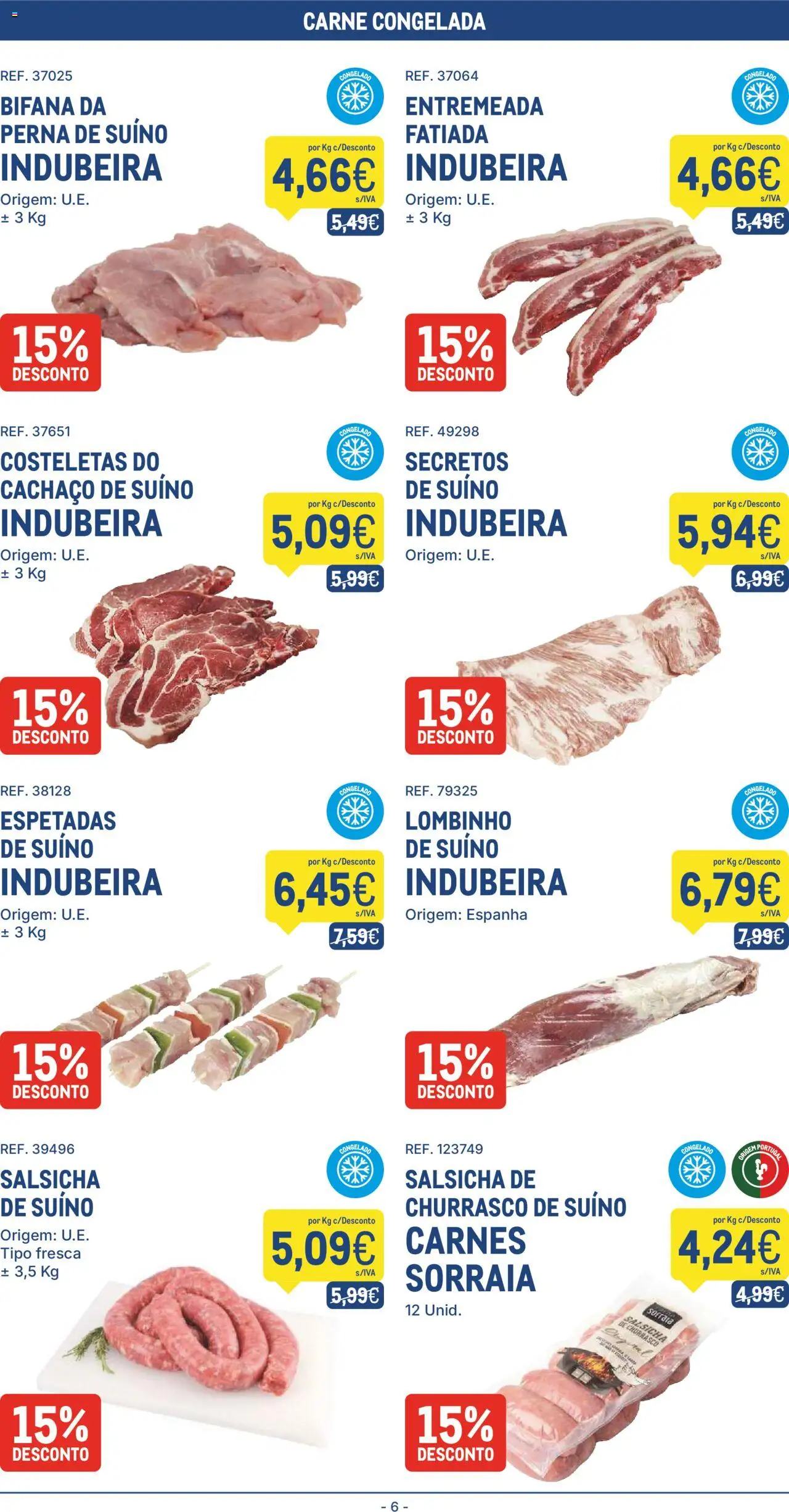 Makro folheto │ válido de 09.09.2025 | Página: 6 | Produtos: Salsicha, Carne