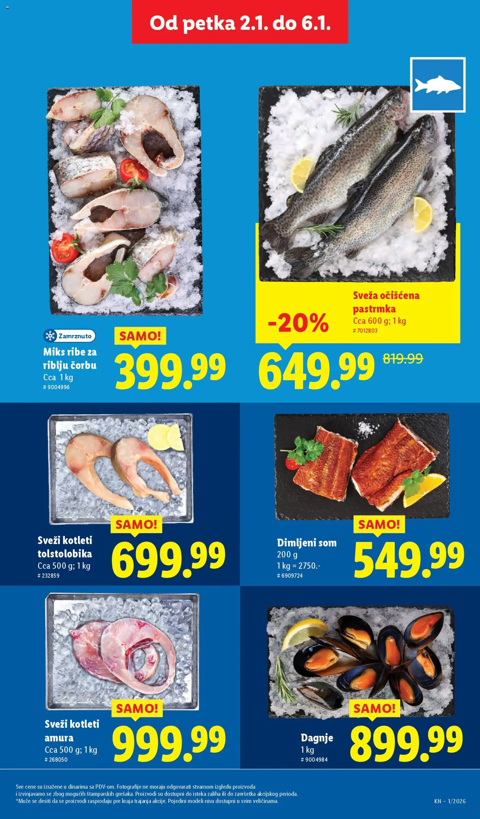 Lidl katalog - važi od 02.01.2026 | Strana: 17 | Proizvode: Pastrmka