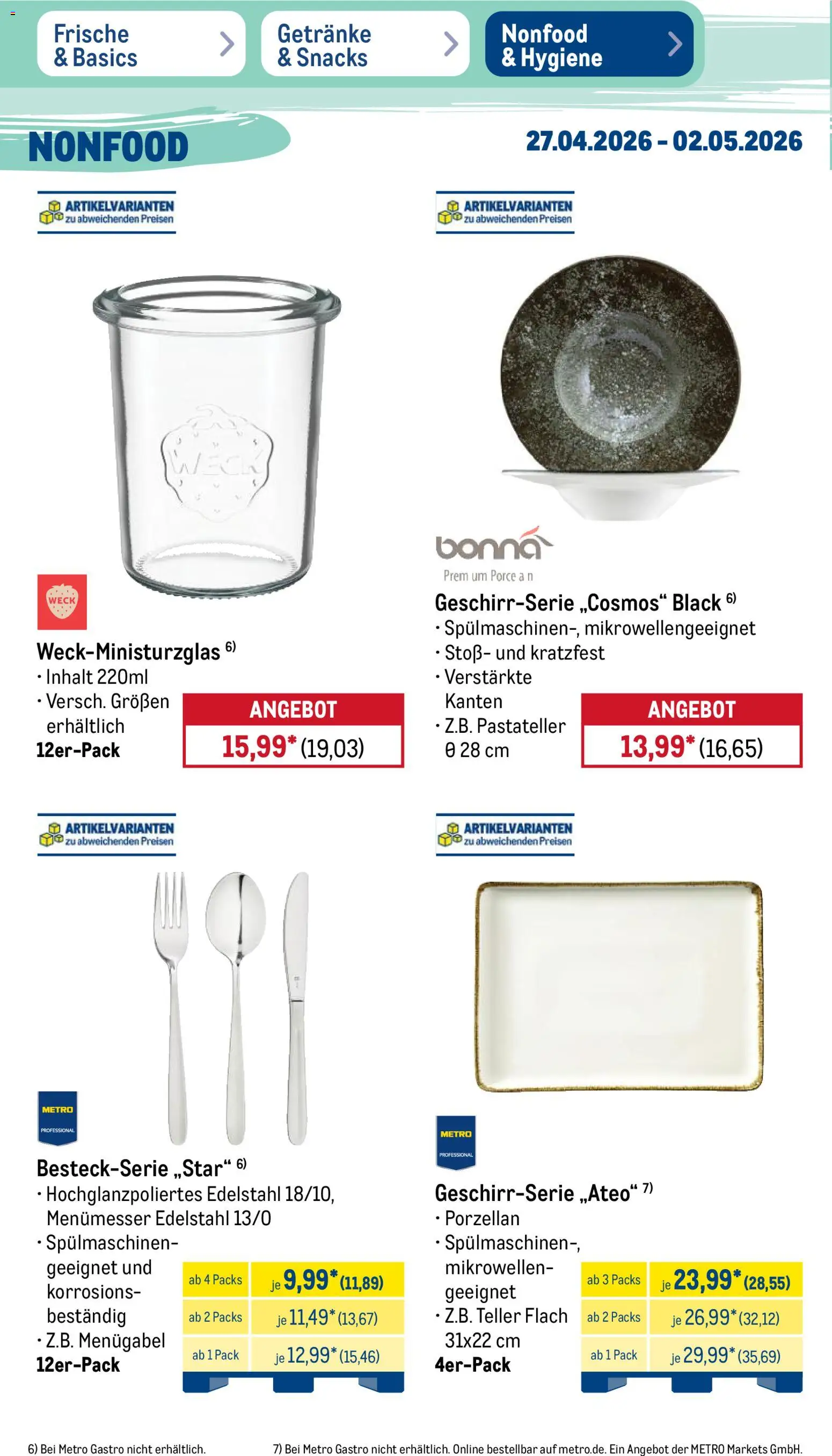 Metro Metro Non Food & Hygiene – gültig ab 27.04.2026 | Seite: 4