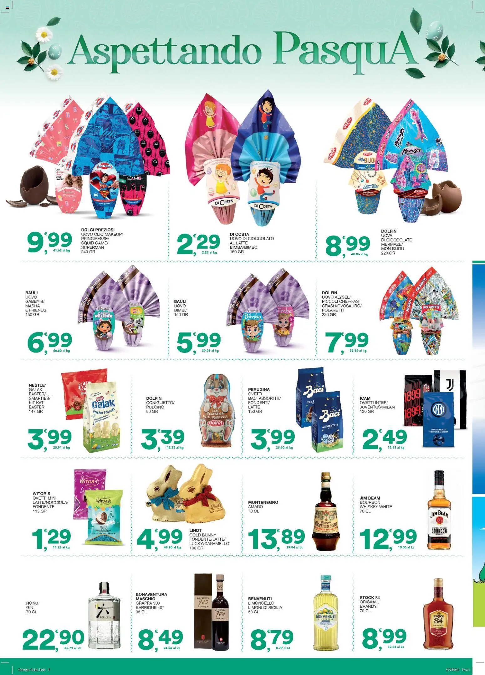 Volantino SISA del 12.03.2026 | Pagina: 8 | Prodotti: Gin, Limoncello, Grappa, Brandy