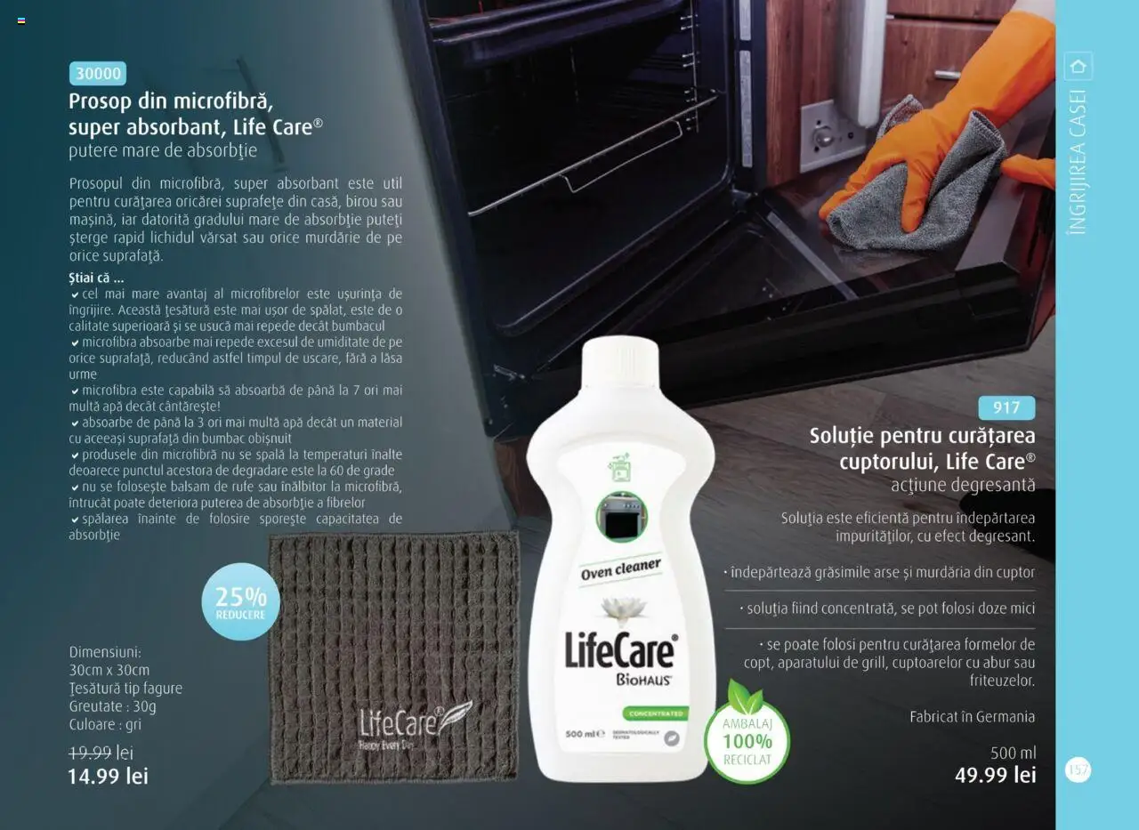 Life Care catalog - Aprilie/Octombrie – valabil de la 01.04.2025 | Pagină: 159 | Produse: Cuptor, Mici, Balsam, Balsam de rufe
