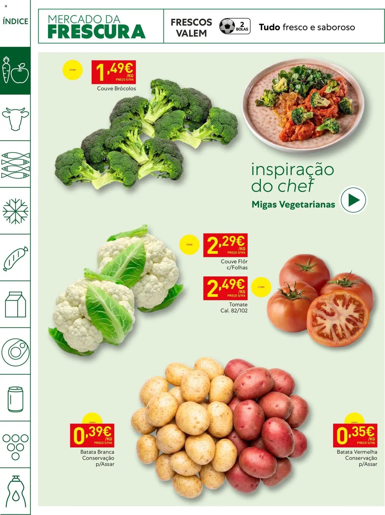 Recheio Horeca │ válido de 28.04.2026 | Página: 4 | Produtos: Brócolos, Batata, Tomate, Couve