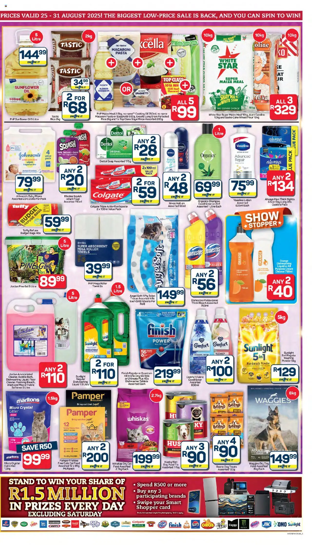 Pick n Pay KwaZulu-Natal - Hypermarket Specials │ valid from 25.08.2025 | Page: 3 | Products: Rice, Soap, Fruit, Dog food