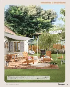 Gedimat - Prévisualisation de Gedimat - Brochure Aména-gements extérieurs valide à partir de 01.04.2026 | Page: 13 | Produits: Brasero