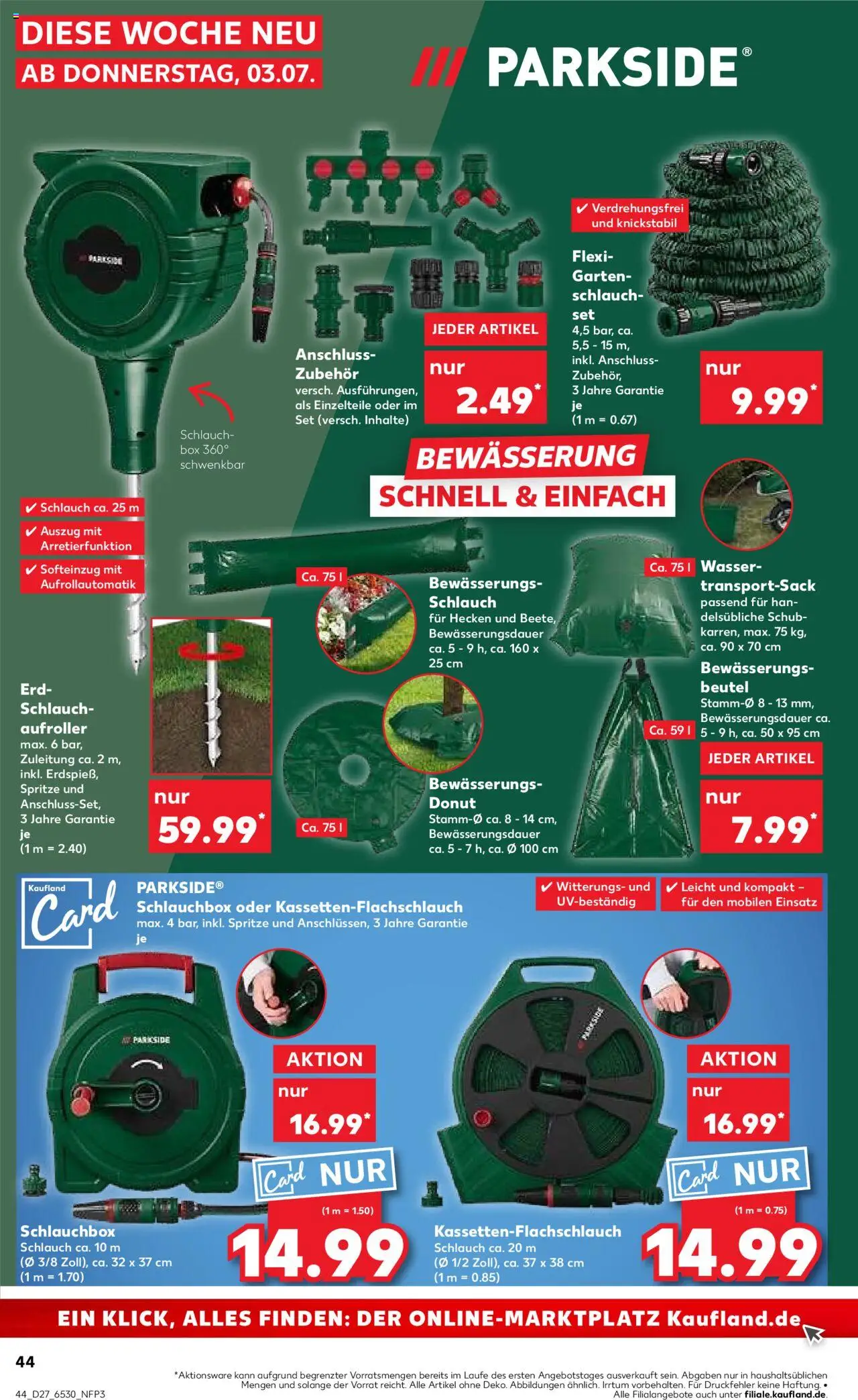 Kaufland Prospekt 	 - gültig ab dem 03.07.2025 | Seite: 44 | Produkte: Box, Wasser
