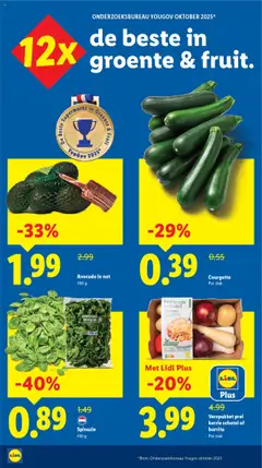 Spinazie, Spinazie 450 g - Voorbeeld van een folder van Lidl, geldig van 20.10.2025 | Pagina: 4