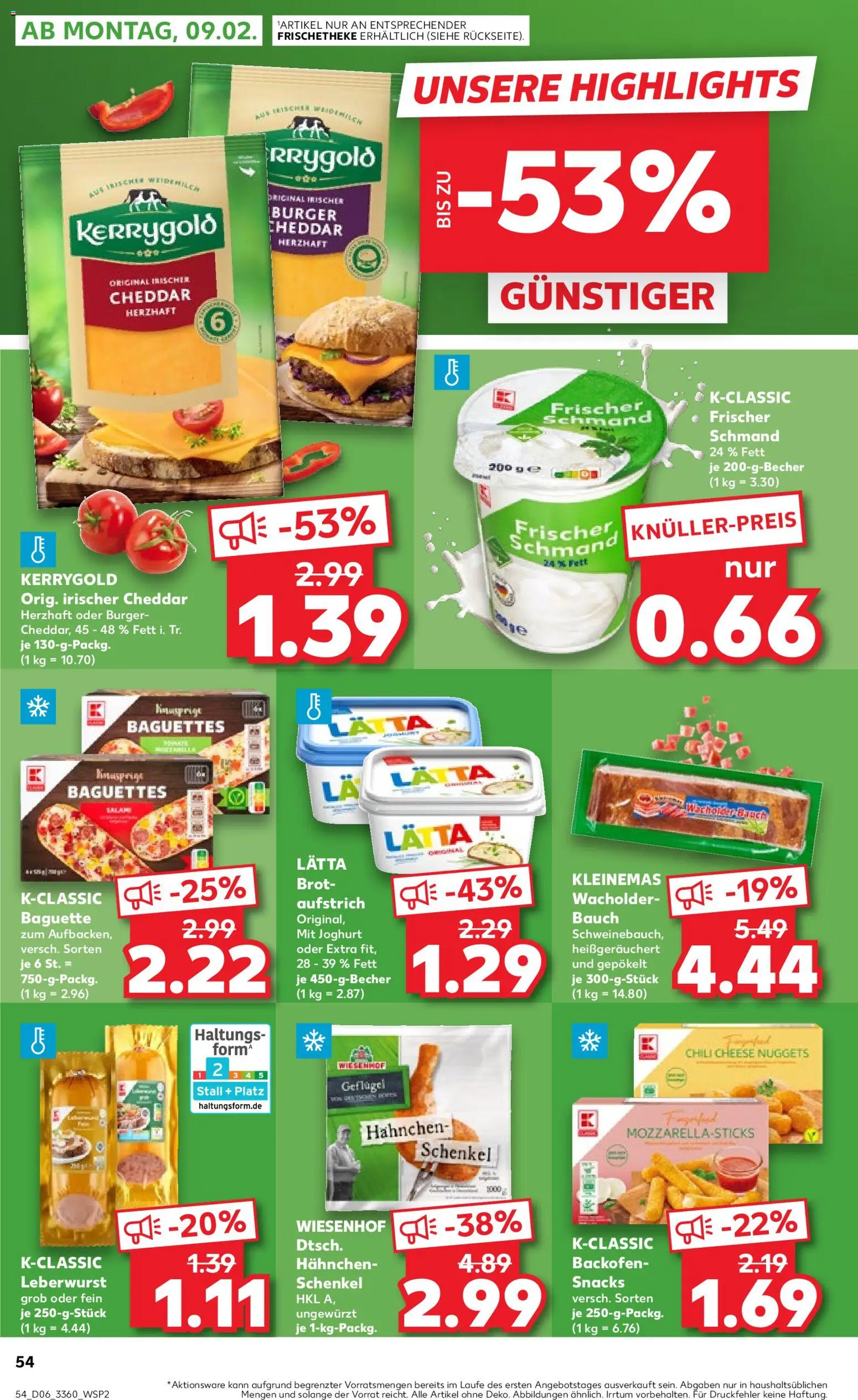 Kaufland Prospekt 	 – gültig ab 05.02.2026 | Seite: 54 | Produkte: Joghurt, Chili, Lätta, Brot