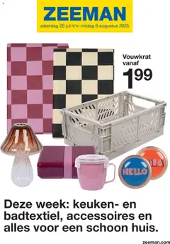 Zeeman - Folder - Voorbeeld van een folder van Zeeman, geldig van 26.07.2025