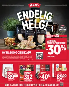 Forhåndsvisning av Meny Endelig Helg gyldig fra 29.01.2026