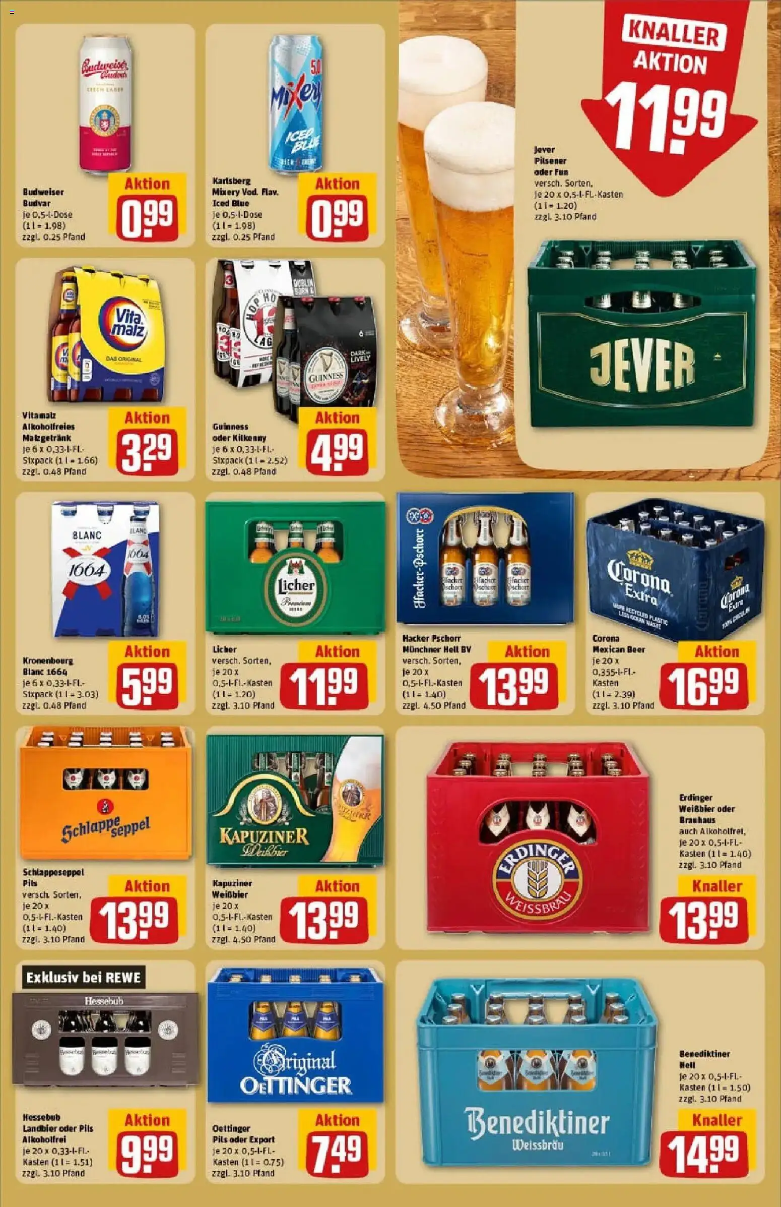 Rewe prospekt Friedrichsdorf	 – gültig ab 11.01.2026 | Seite: 17 | Produkte: Pils, Oettinger, Benediktiner hell, Jever