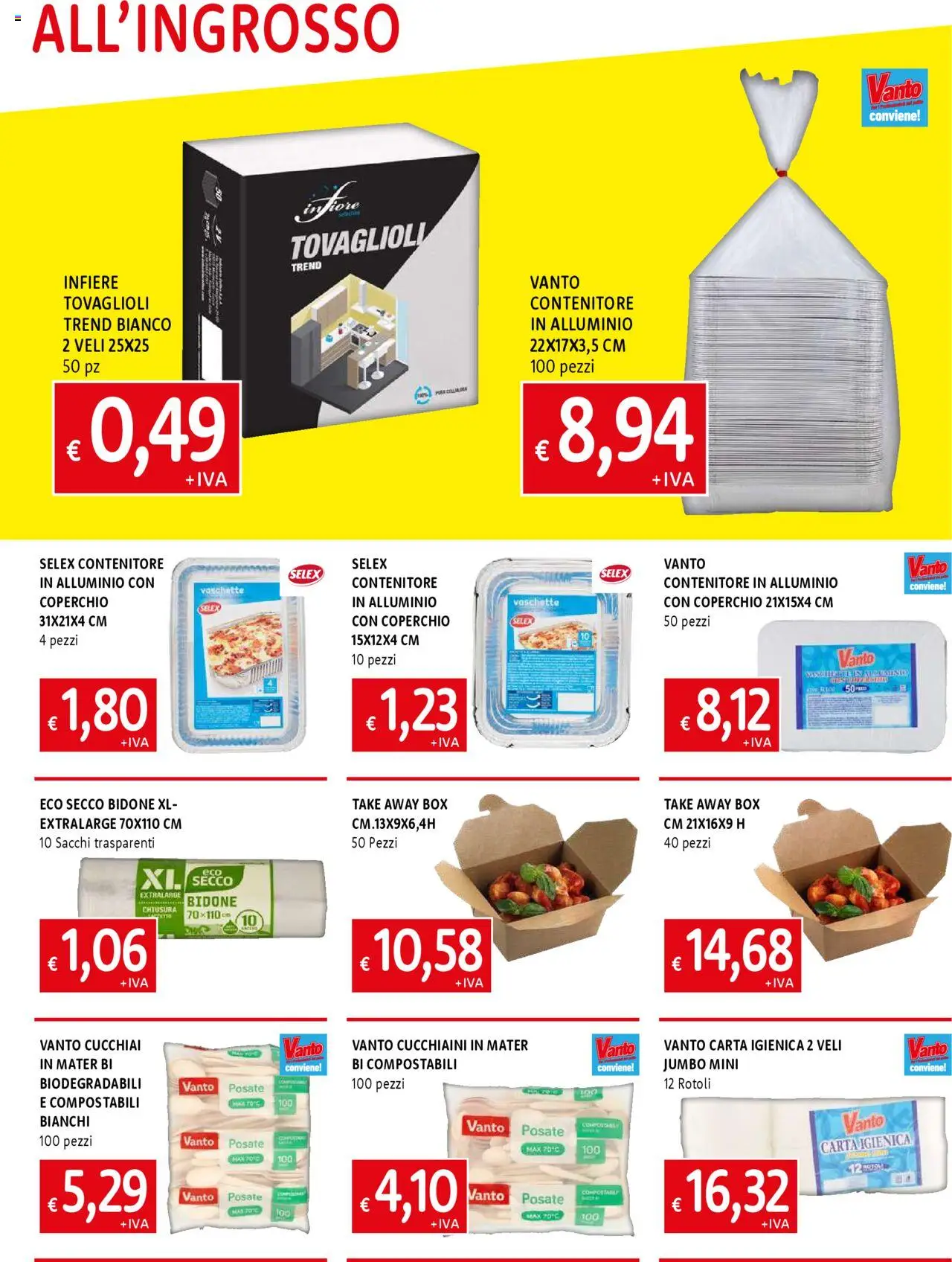 Volantino Famila del 29.05.2025 | Pagina: 7 | Prodotti: Posate, Carta igienica, Contenitore, Vaschette