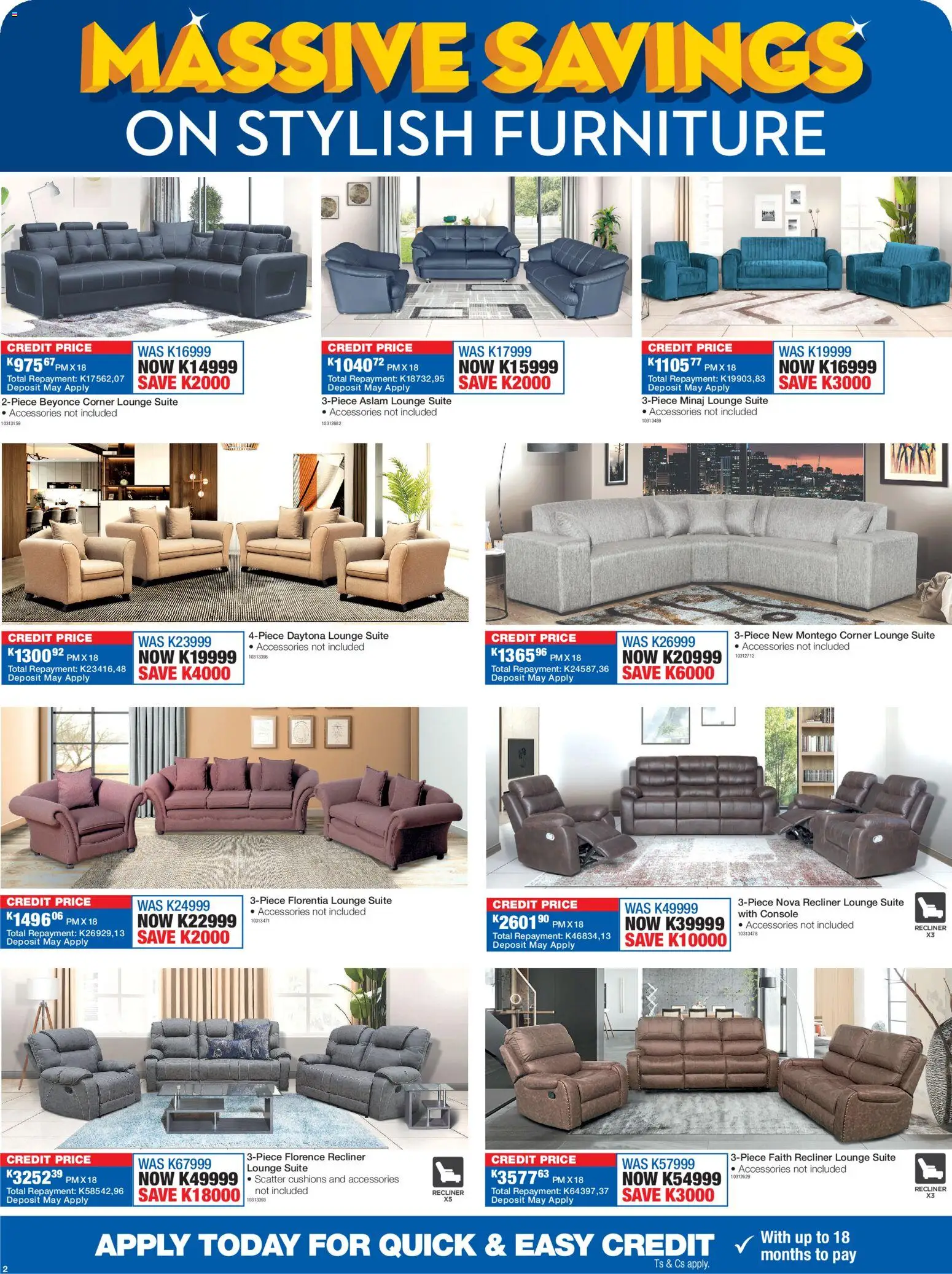 New OK Furniture catalogue – valid from 16.02.2026 | Page: 2 | Products: Lounge suite
