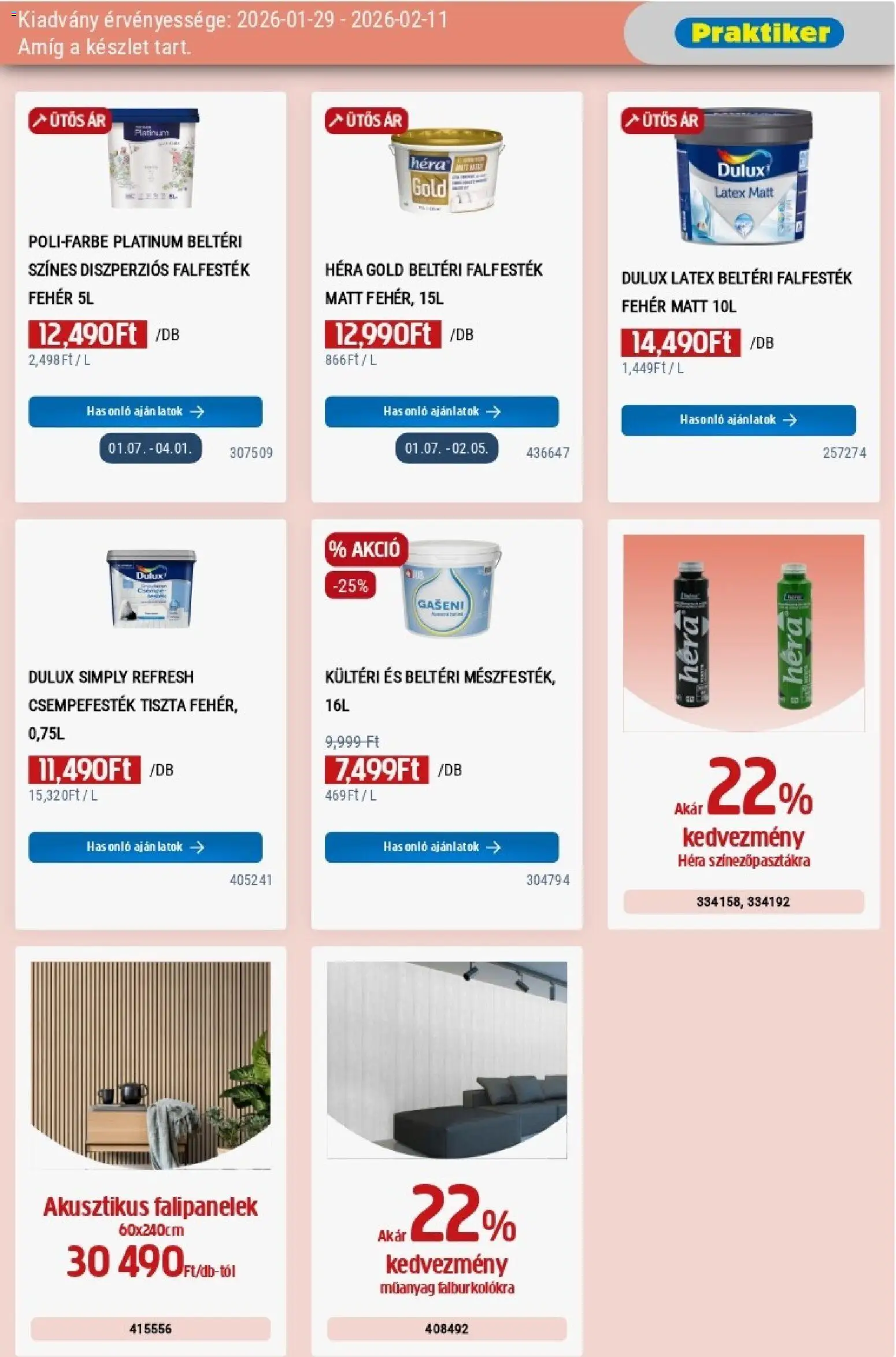 Praktiker akciós ujság - amely érvényes a következő dátumtól: 29.01.2026 | Oldal: 15