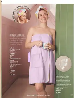 Volantino Avon del 01.08.2025 | Pagina: 139 | Prodotti: Maschera, Maschera viso, Silicone, Asciugamano