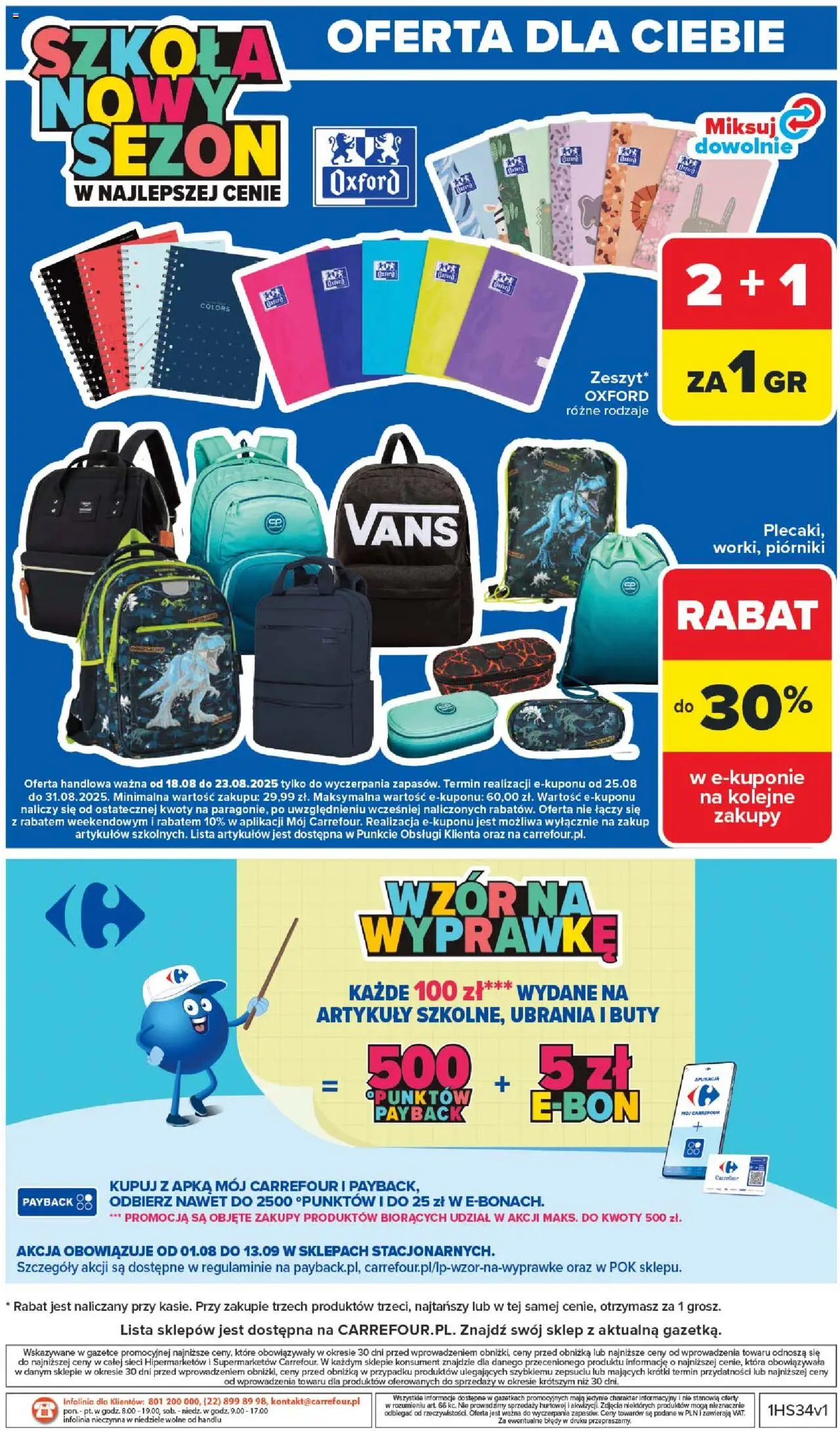 Carrefour Gazetka od 18.08.2025 | Strona: 50 | Produkty: Ubrania, Buty