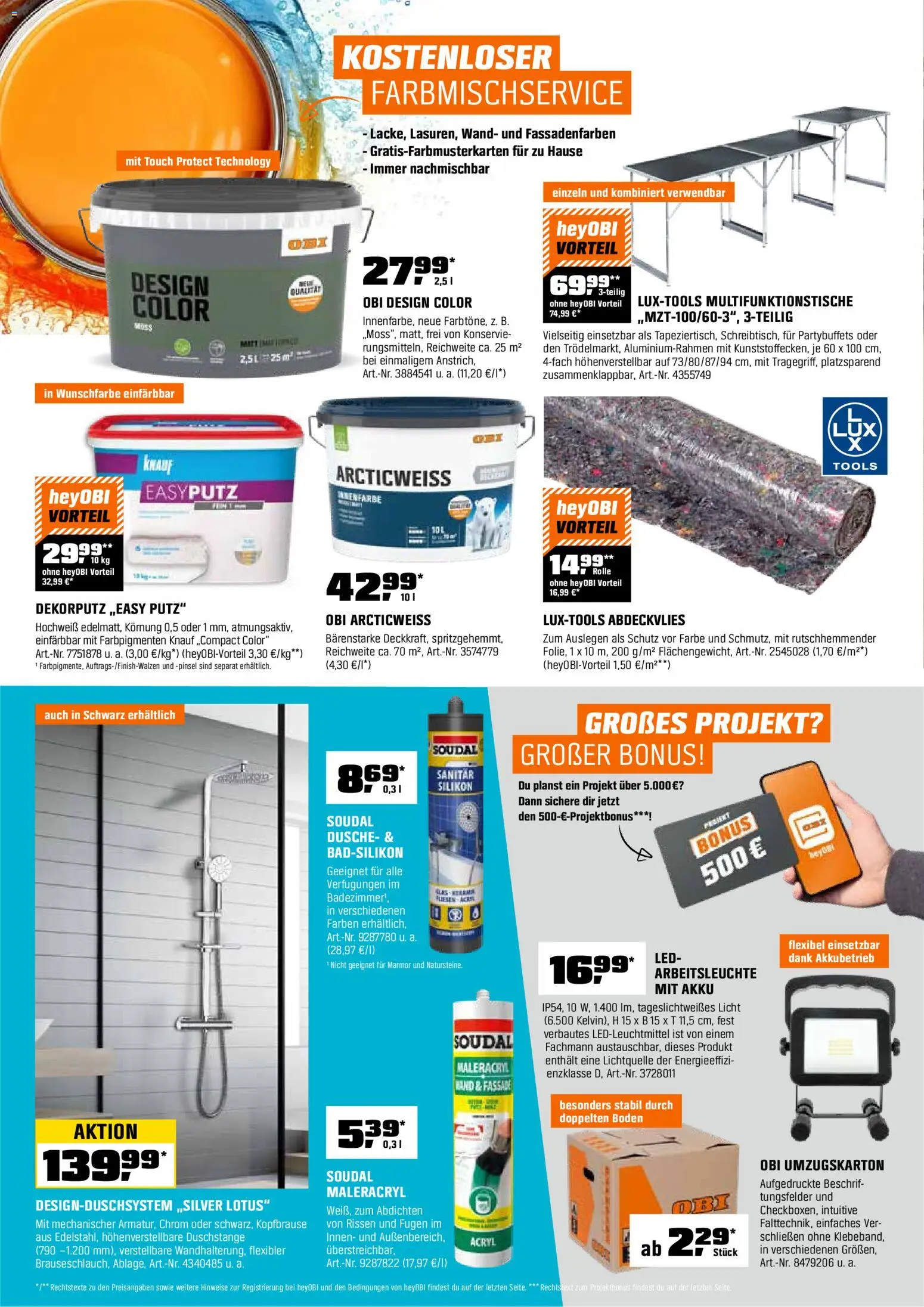 OBI Flugblatt gültig ab 14.12.2025 | Seite: 16 | Produkte: Dusche, Pinsel