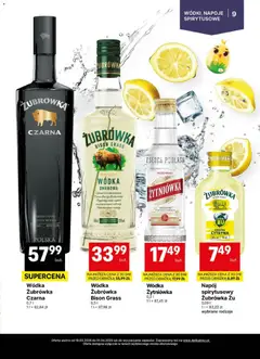 Pogląd oferty "Delikatesy Centrum gazetka - DeliBarek" - ważna od 19.03.2026 | Strona: 9 | Produkty: Cytryna, Żubrówka czarna, Żubrówka, Wódka