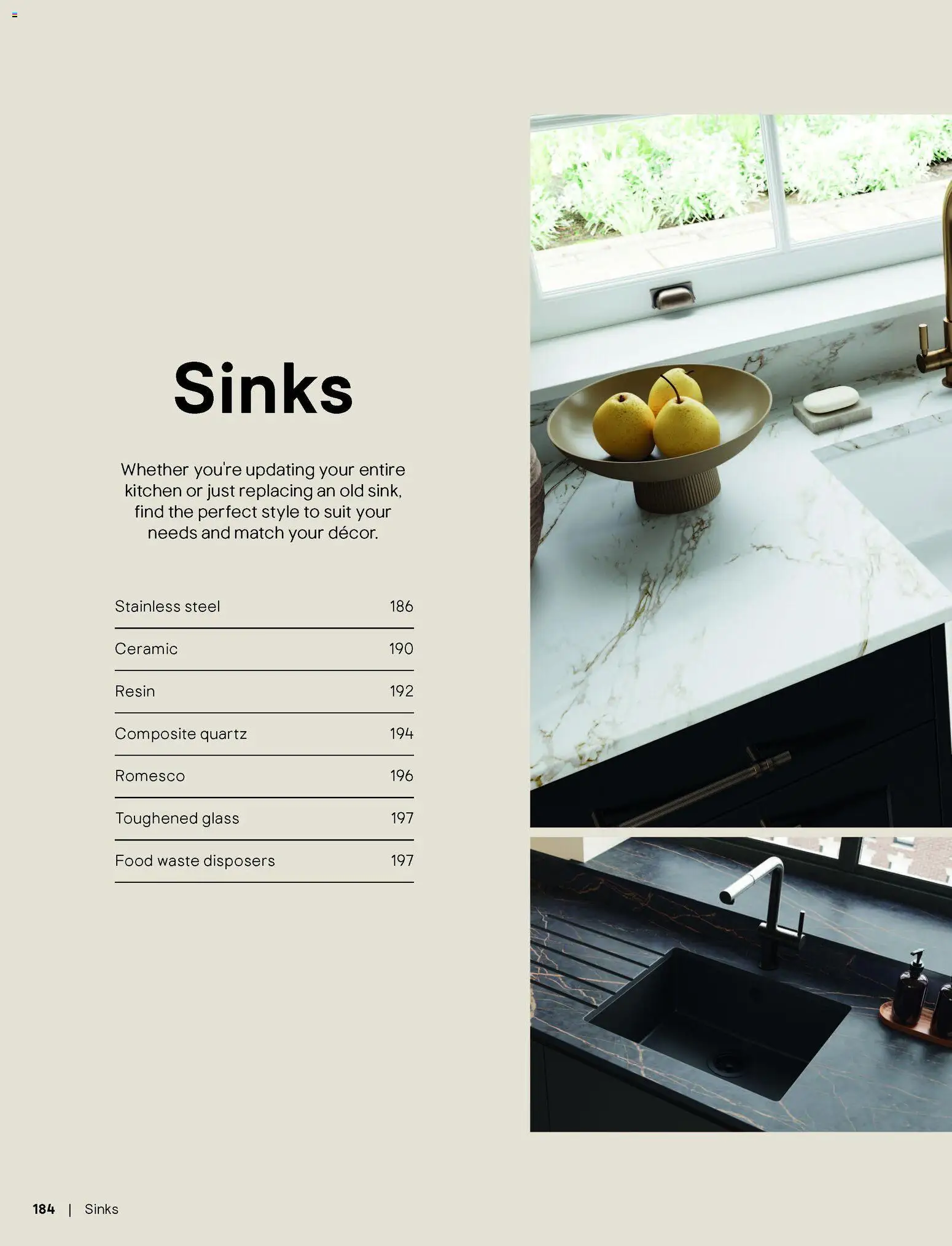 {H1} | Page: 184 | Products: Kitchen, Suit