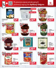 Pogląd oferty "Selgros cash&carry Gazetka - Oferta dla gastronomii" - ważna od 22.01.2026 | Strona: 10 | Produkty: Kukurydza, Papryka, Pomidory, Ogórki